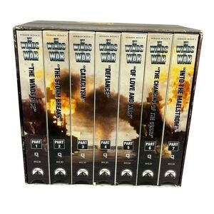 Herman Wouk's The Winds of War Mini SeriesiVHS Boxed Set‎ 7 Vids Paramount 1983